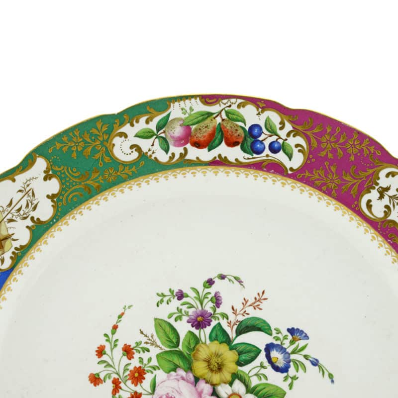 Russian Porcelain Charger from the Service of Grand Duke Mikhail Pavlovich - Image 2