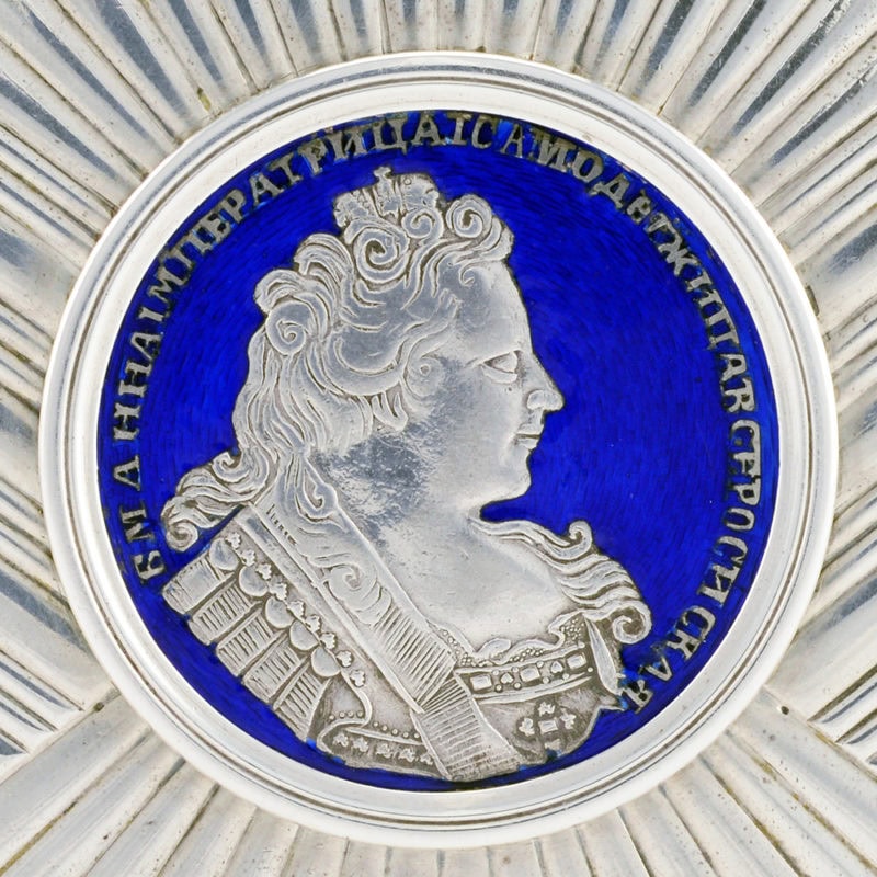 Russian antique silver cigarette case set with a 1732 coin from the period of Empress Anna - Image 2
