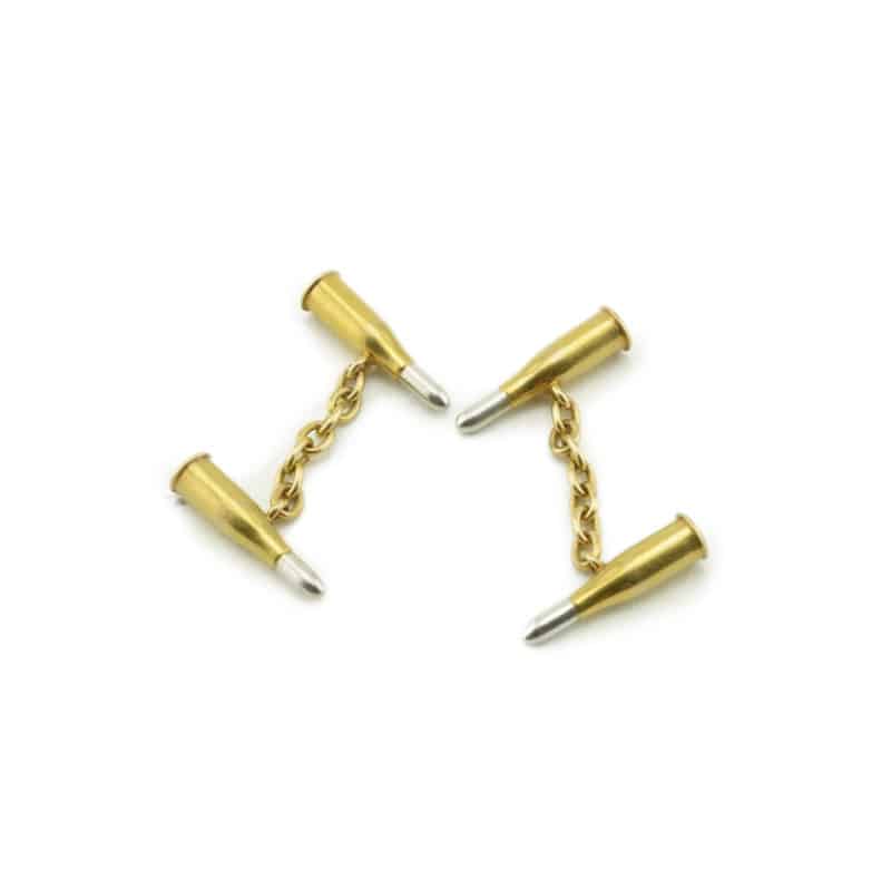 Russian Grand Duke Peter Nikolaevich Cufflinks - Bullet Cartridges
