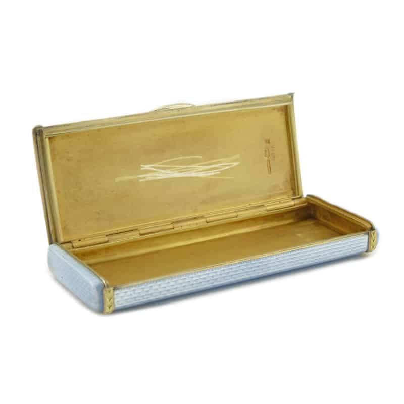 A Faberge Gold and Enamel Cigarette Case, August Hollming - Image 5