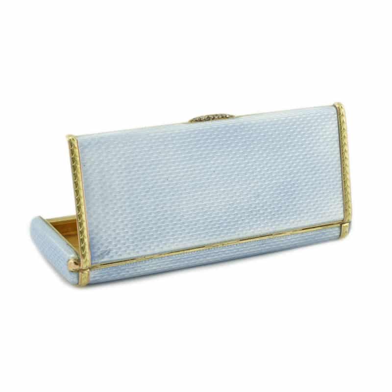 A Faberge Gold and Enamel Cigarette Case, August Hollming - Image 6