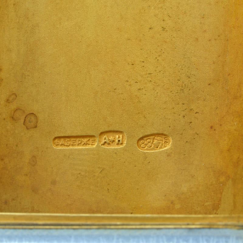 A Faberge Gold and Enamel Cigarette Case, August Hollming - Image 7