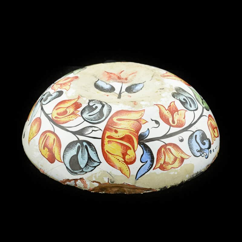 A Russian Enamel Copper Bowl, Solvychegodsk, late 17th Century - Image 5