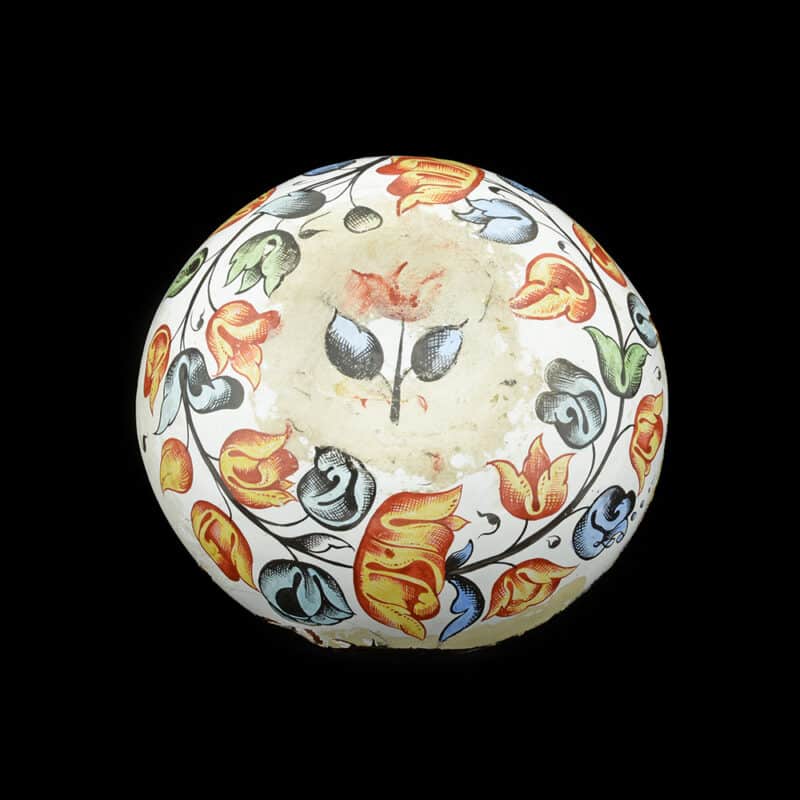 A Russian Enamel Copper Bowl, Solvychegodsk, late 17th Century - Image 4