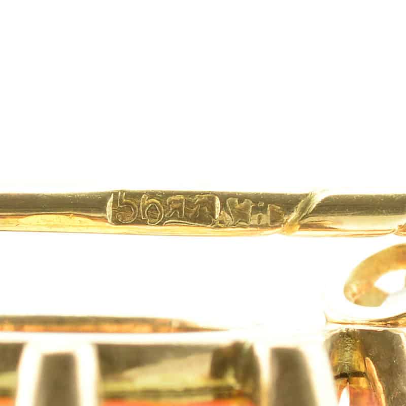 A Fabergé gold, diamonds and enamel Imperial presentation stick pin - Image 6