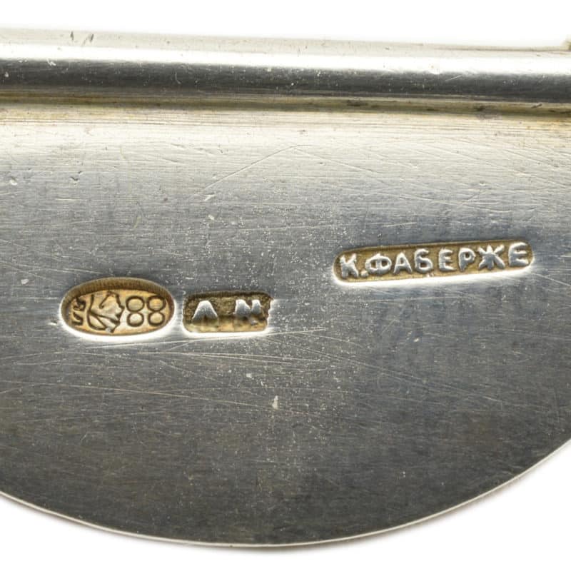 A Faberge Silver and Enamel Orange Peeler, Anders Nevalainen - Image 5