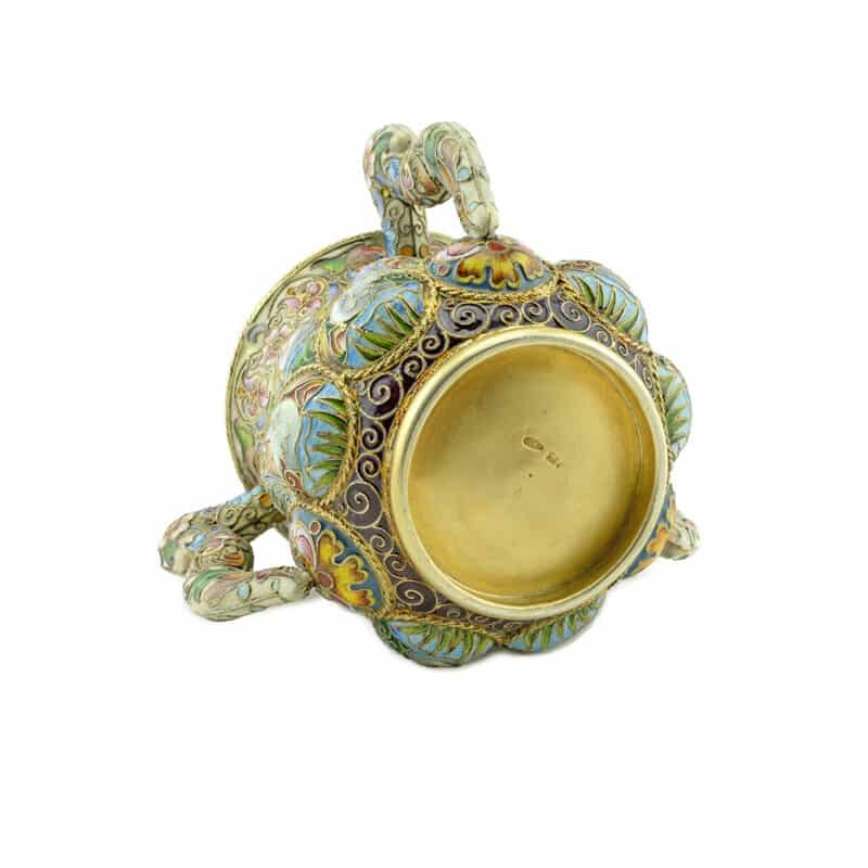 Feodor Ruckert Enamel 3 Handled Loving Cup - Image 6