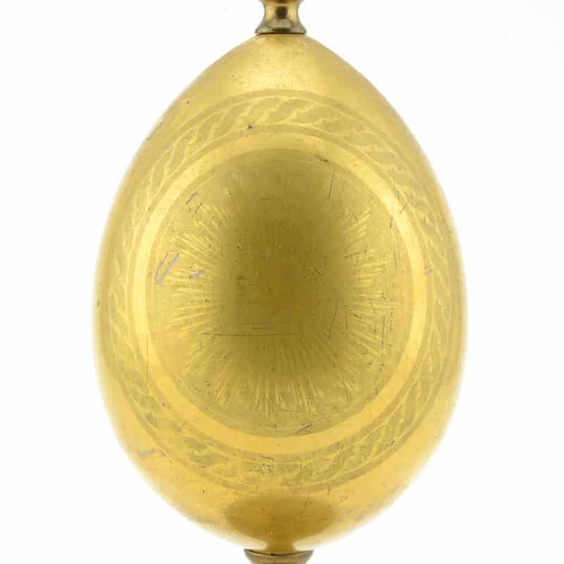 Russian Porcelain Easter Egg with Painted Scene - Image 5