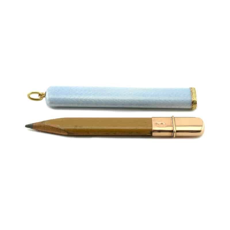 A Faberge Two Color Gold and Enamel Pencil Holder, Andrei Adler - Image 4