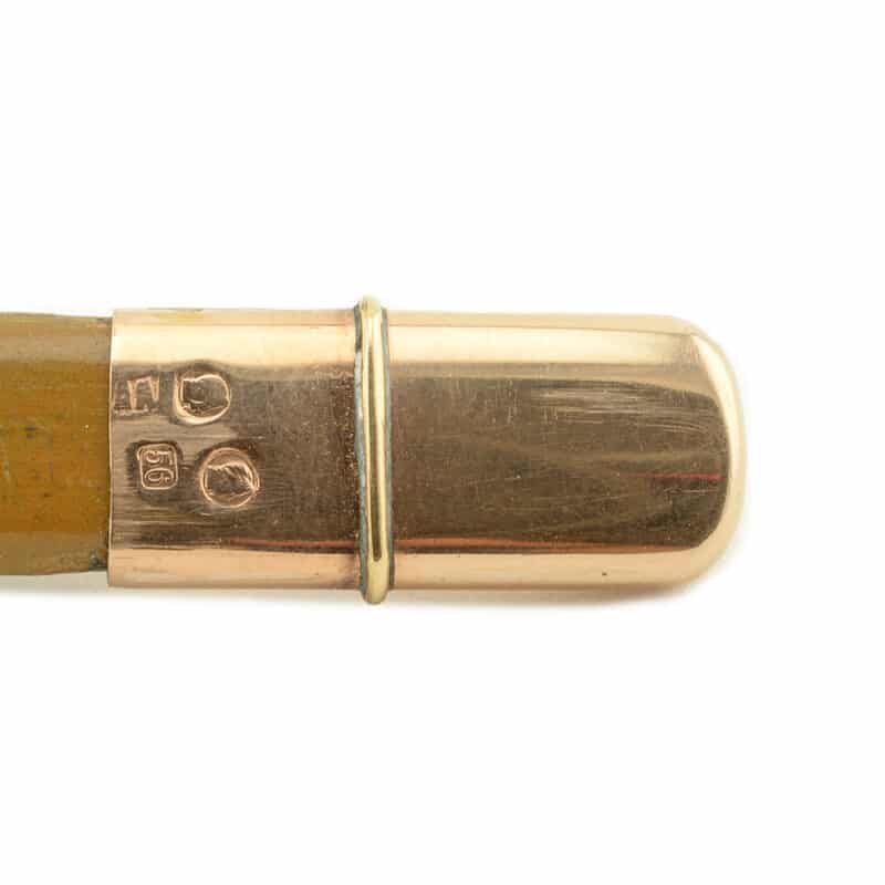 A Faberge Two Color Gold and Enamel Pencil Holder, Andrei Adler - Image 6