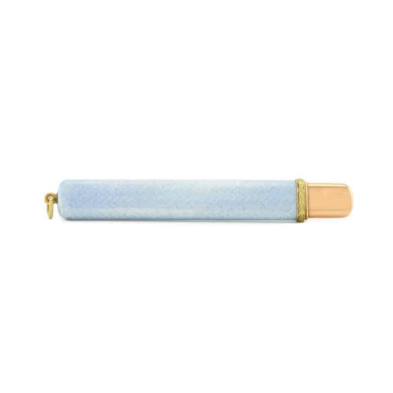 A Faberge Two Color Gold and Enamel Pencil Holder, Andrei Adler