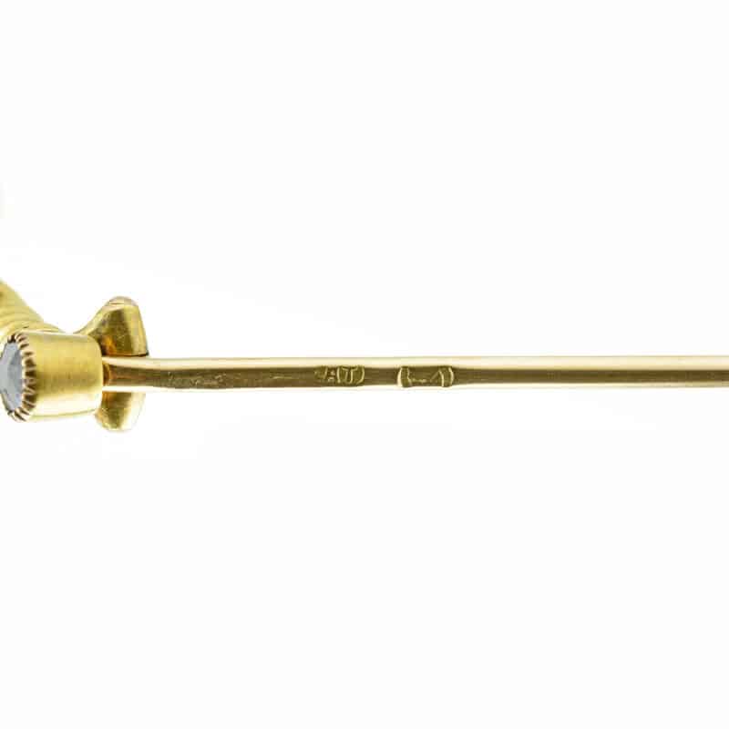 Faberge Gold, Diamond and Sapphire Imperial Presentation Brooch, Alfred Thielemann - Image 8