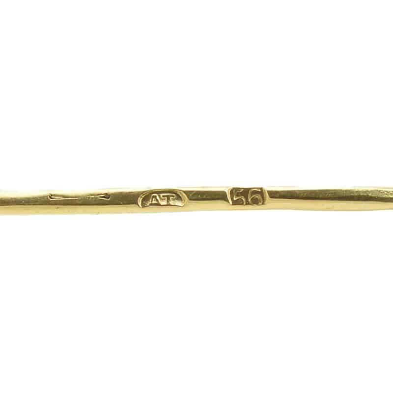A Magnificent Faberge Gold, Diamond and Gemstone Brooch, Workmaster Alfred Thielemann - Image 6