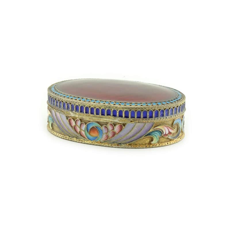 A Russian Silver and Enamel Box, Maria Semenova - Image 4