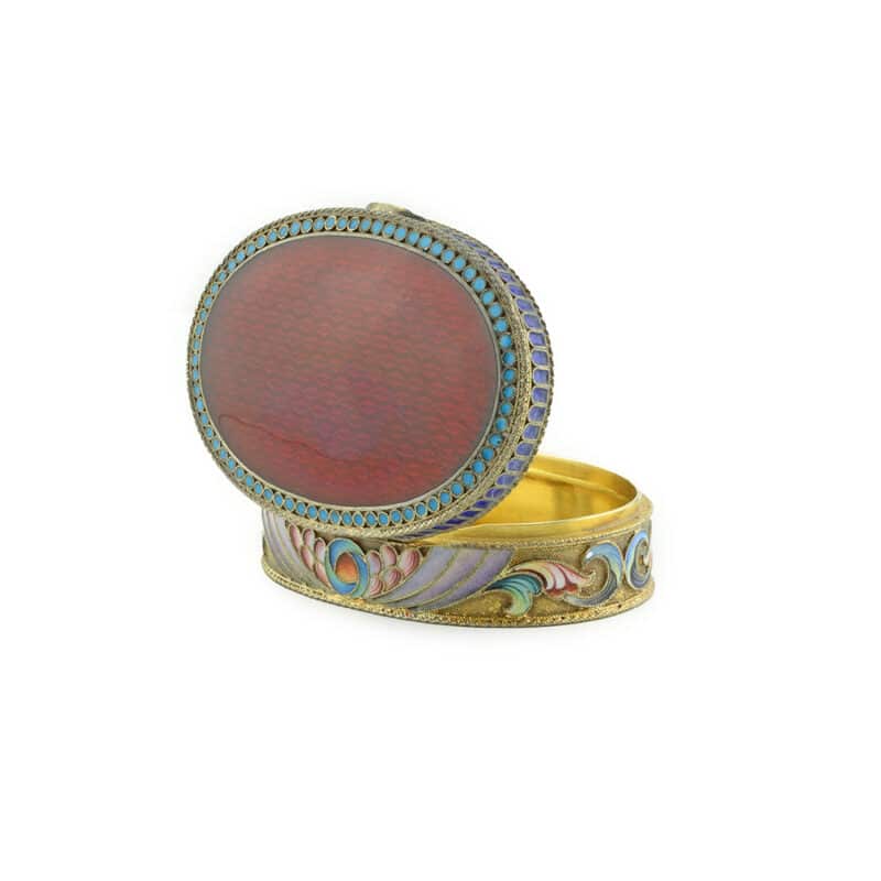 A Russian Silver and Enamel Box, Maria Semenova - Image 6