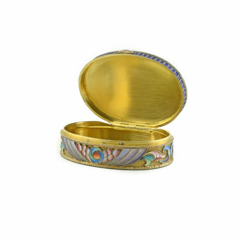 A Russian Silver and Enamel Box, Maria Semenova - Image 7