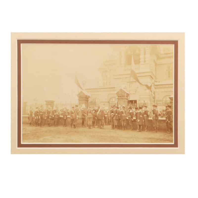 Original Photograph by Court Photographer Hahn of a Regimental Gathering - Image 2