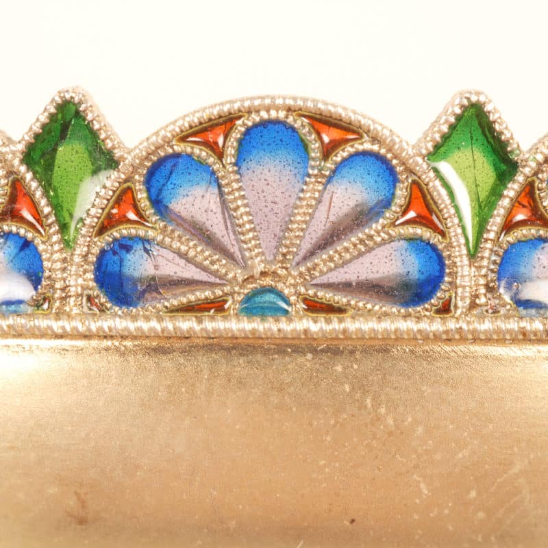 David Andersen Viking boat plique-à-jour enamel open salts - Image 3
