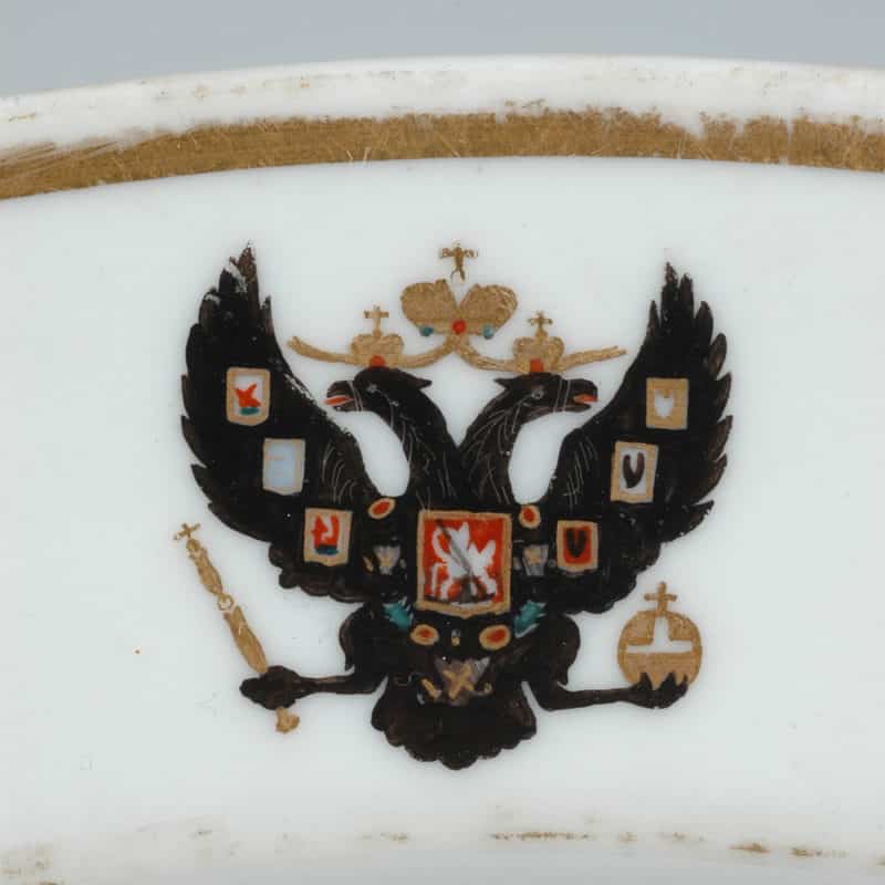 Russian Imperial Porcelain Factory Winter Palace Service Charger - Image 2
