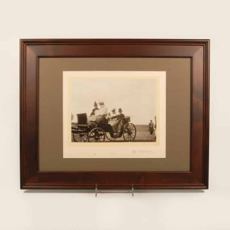 Original Photograph of Maria Feodorovna, Alexandra Feodorovna, & French President Raymond Poincaré