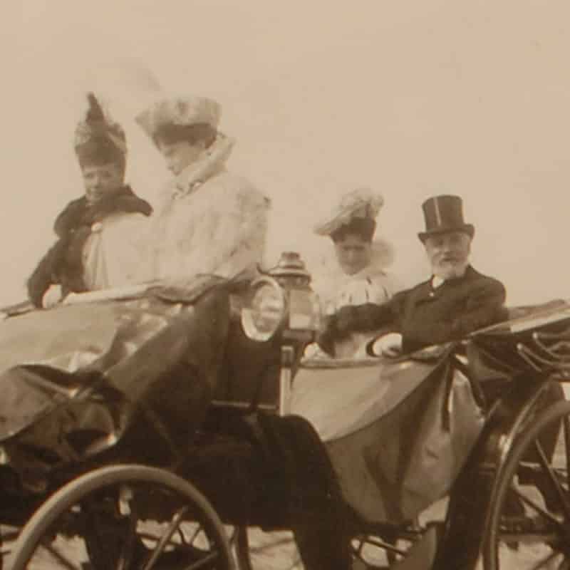 Original Photograph of Maria Feodorovna, Alexandra Feodorovna, & French President Raymond Poincaré - Image 4