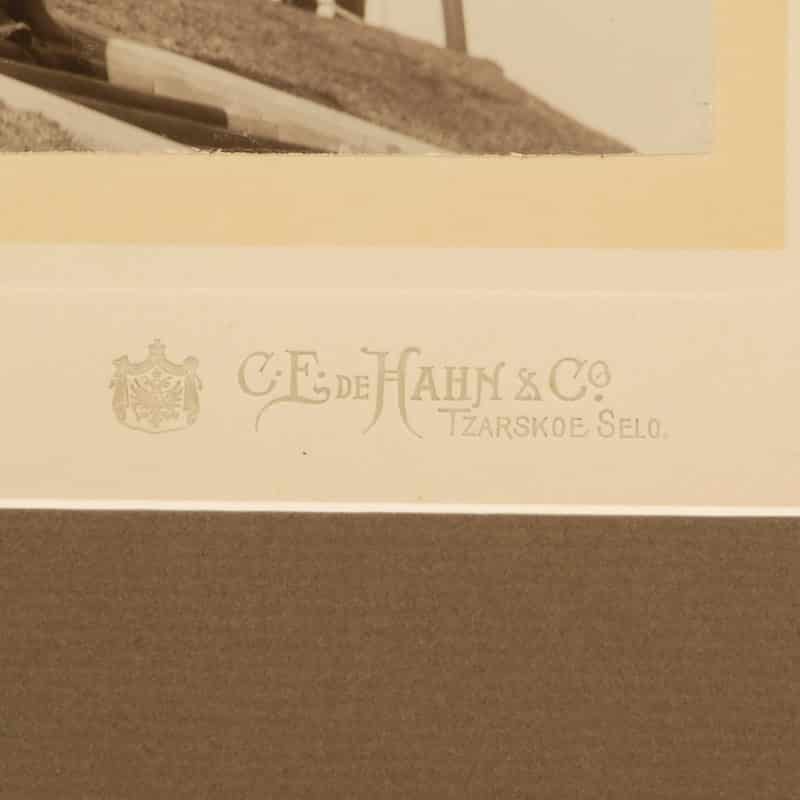 Photograph of  Nicholas II & French President Raymond Poincaré by Court Photographer Hahn - Image 3