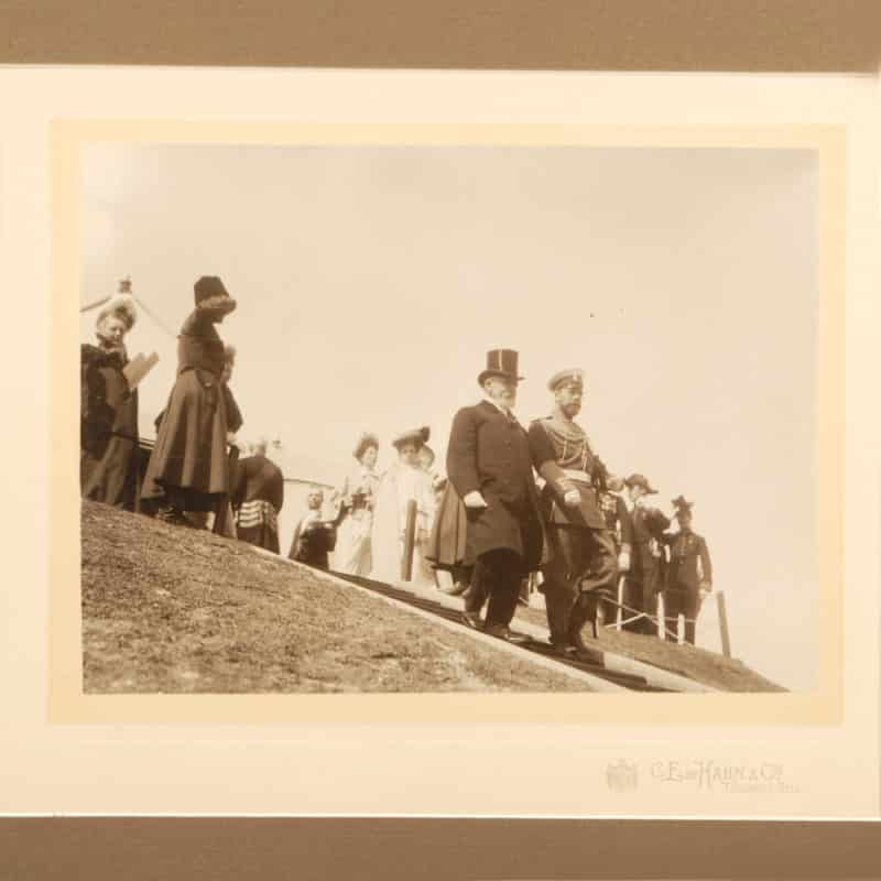 Photograph of  Nicholas II & French President Raymond Poincaré by Court Photographer Hahn - Image 2