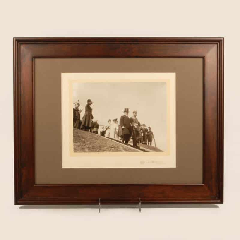 Photograph of  Nicholas II & French President Raymond Poincaré by Court Photographer Hahn