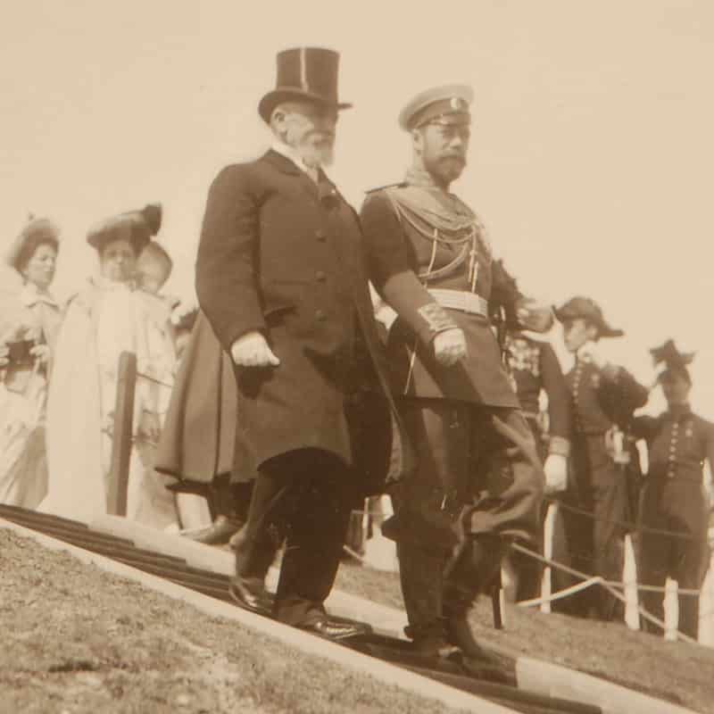 Photograph of  Nicholas II & French President Raymond Poincaré by Court Photographer Hahn - Image 5