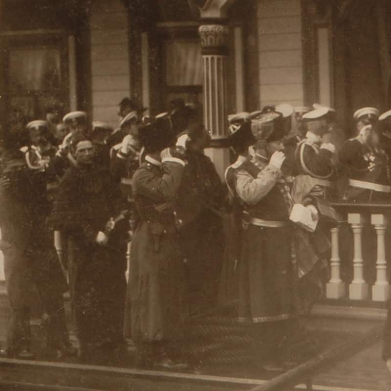 Original Photograph of Nicholas II & Raymond Poincaré, 1914 - Image 4