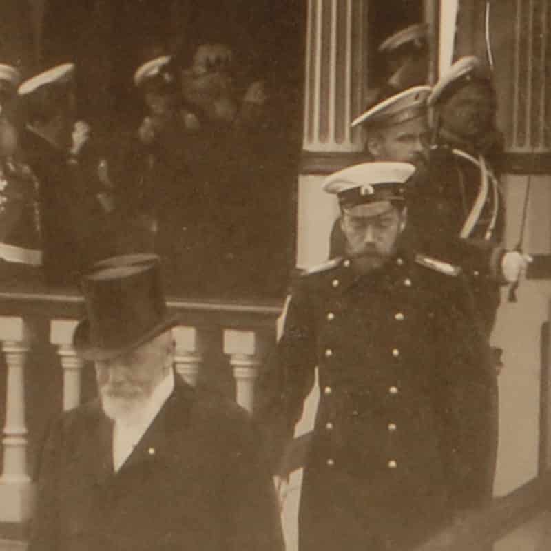 Original Photograph of Nicholas II & Raymond Poincaré, 1914 - Image 5