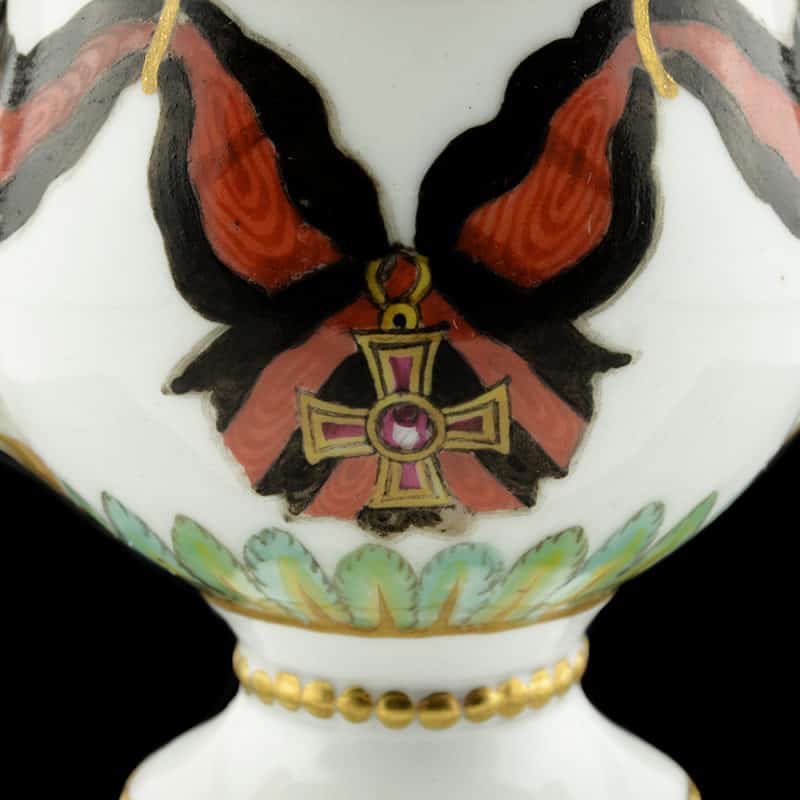 Rare Russian porcelain custard or ice cup for the Order of St. Vladimir, 1783-1785 - Image 5