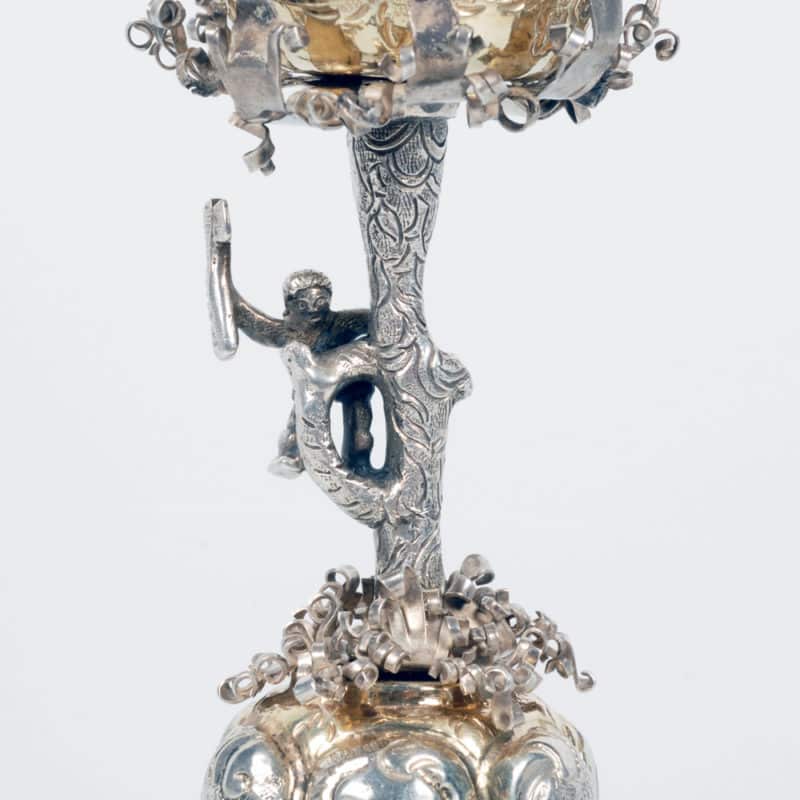A 1762 Russian Imperial presentation covered gilded silver cup by Gavrila Zon - Image 4