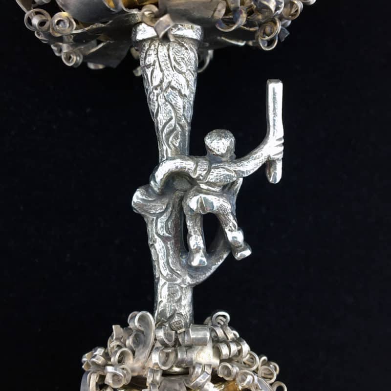 A 1762 Russian Imperial presentation covered gilded silver cup by Gavrila Zon - Image 8
