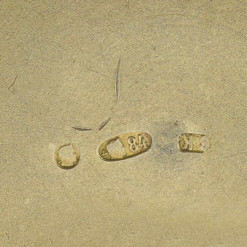 Russian shaded cloisonné enamel pillbox - Image 5