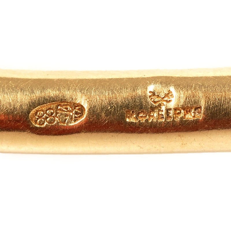 Fabergé Pan-Slavic cloisonné & plique-à-jour enamel spoon - Image 4