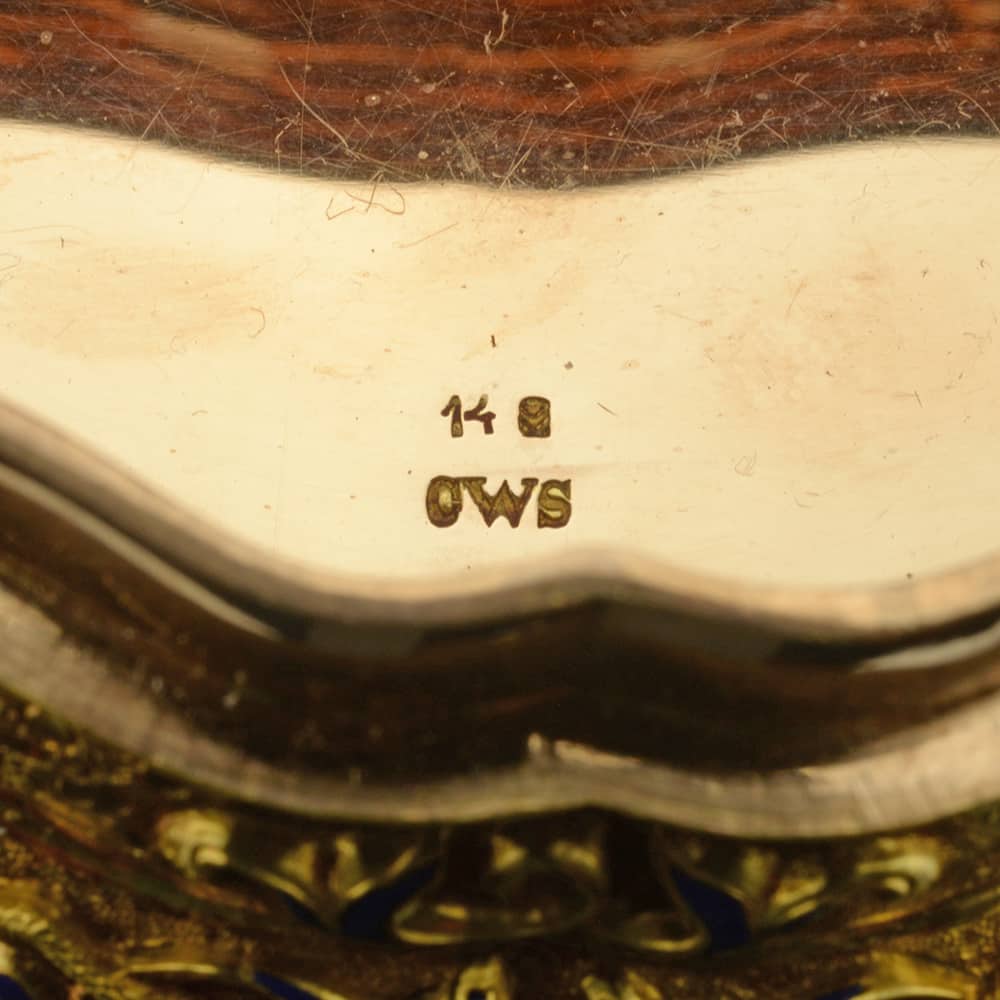Tsar Alexander II Jeweled Gold Presentation Box – John