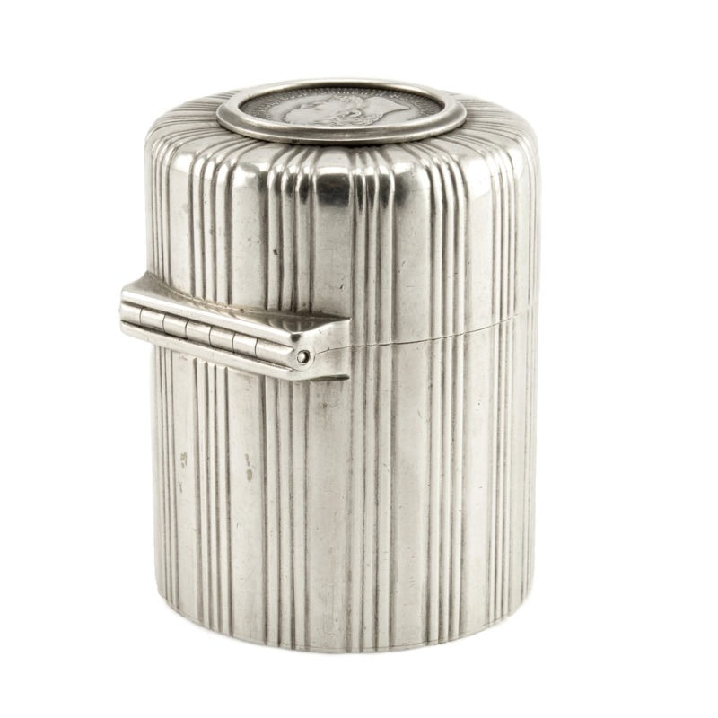 Fabergé Silver Traveling Inkwell - Image 2