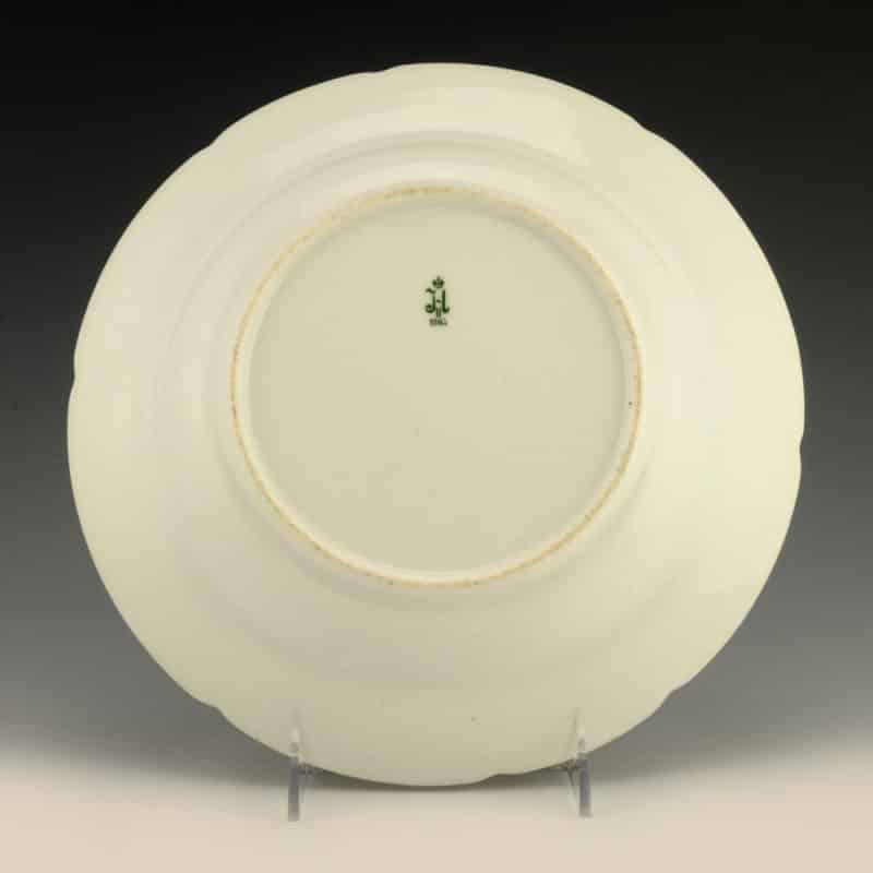 Russian Imperial Porcelain Factory Purple Service Soup Plate - Image 2