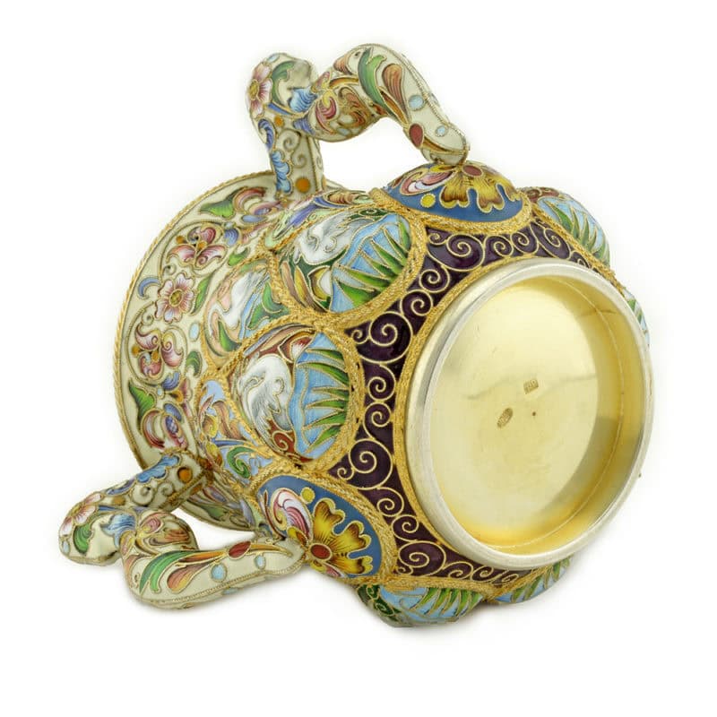 Feodor Rückert Enamel 3 Handled Cup - Image 3