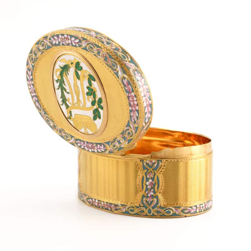 Paul Petrovich & Maria Feodorovna: A Swiss Gold & Enamel Imperial Presentation Snuff Box - Image 5