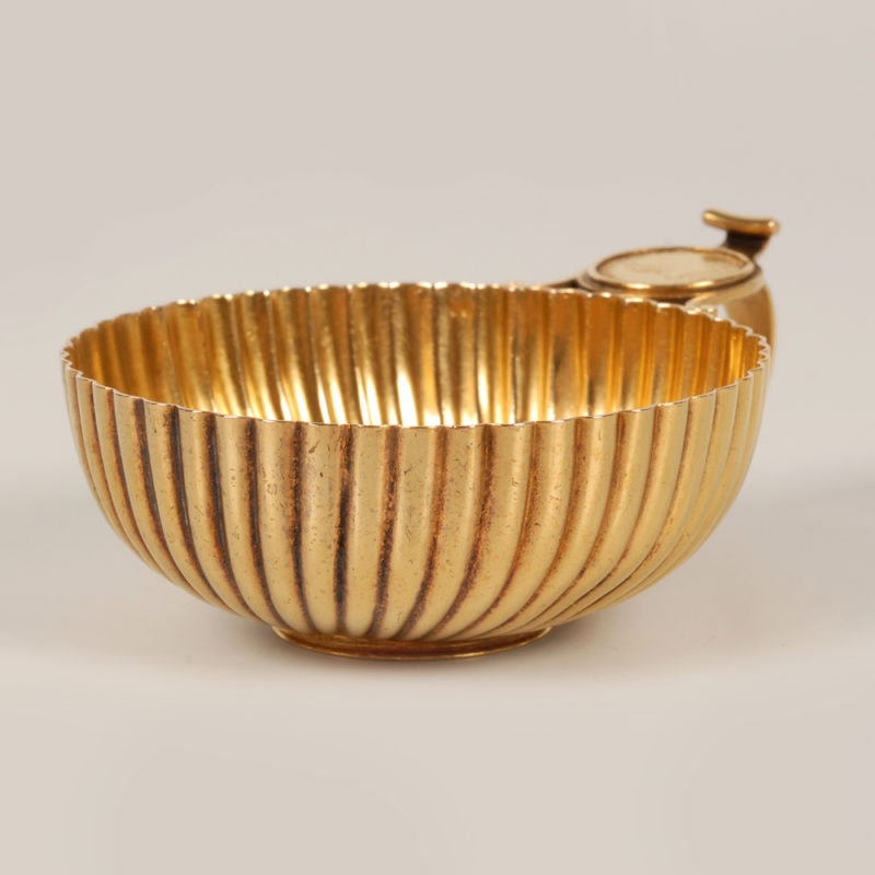 Fabergé Erik Kollin gold charka with coins - Image 2