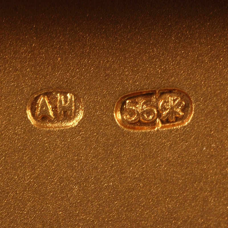 Fabergé August Holmström Gold Cigarette Case - Image 5