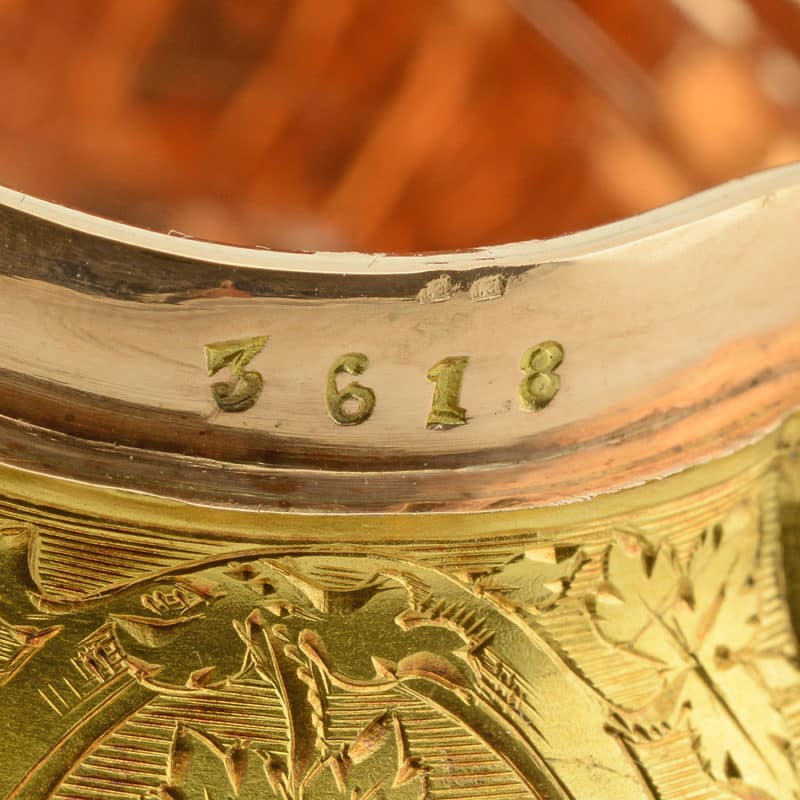 A Diamond-Set Gold Imperial Presentation Snuffbox with Portrait of Emperor Alexander II - Image 6