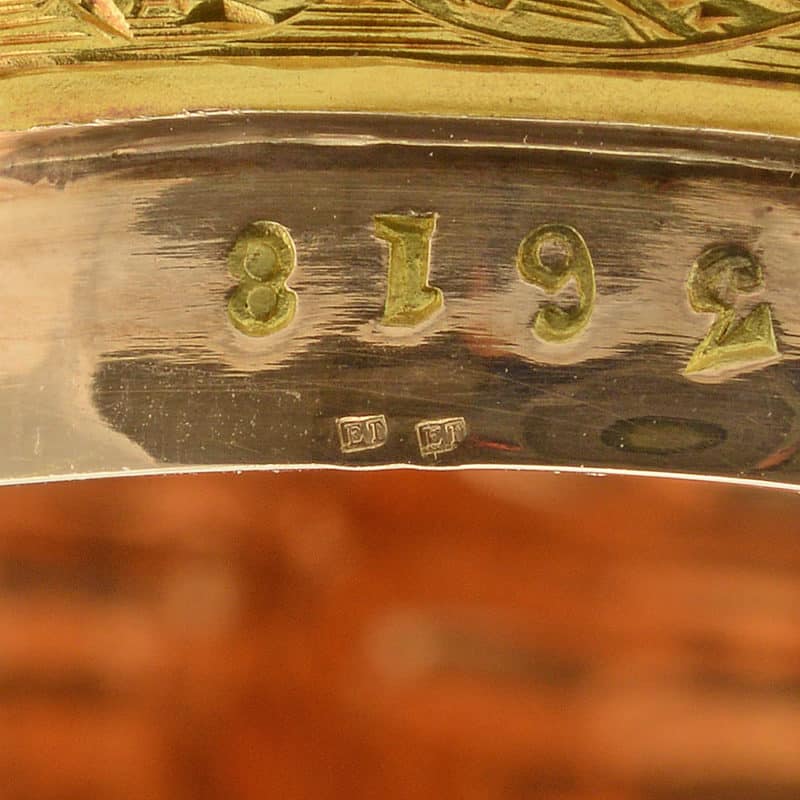 A Diamond-Set Gold Imperial Presentation Snuffbox with Portrait of Emperor Alexander II - Image 7