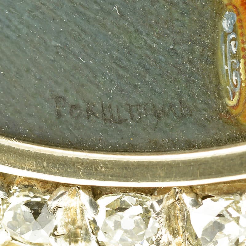A Diamond-Set Gold Imperial Presentation Snuffbox with Portrait of Emperor Alexander II - Image 10