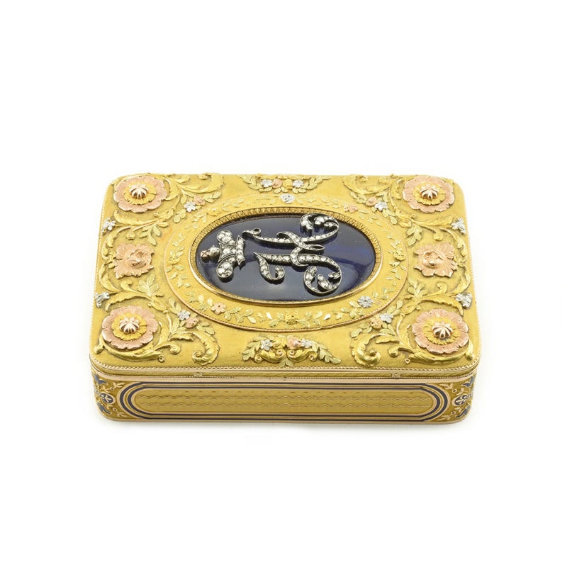 Nicholas I: A Jeweled Gold Imperial Presentation Case - Image 2