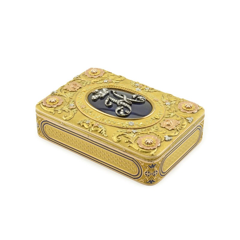 Nicholas I: A Jeweled Gold Imperial Presentation Case - Image 3