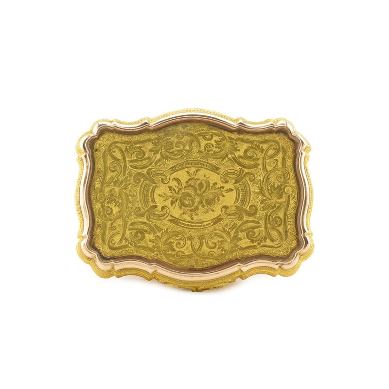 Grand Duke Konstantin Nikolaevich: A diamond-set gold Imperial presentation snuff box - Image 6