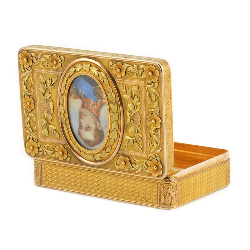 Imperial Presentation Snuff Box with Miniature of Emperor Nicholas I - Image 4